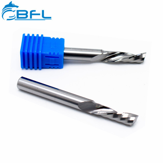 BFL CNC Tools Cutting Down Cut Carbide End Mill Single Flute Aluminium Router Bits One Flute Carbide Alloy Sprial Bit