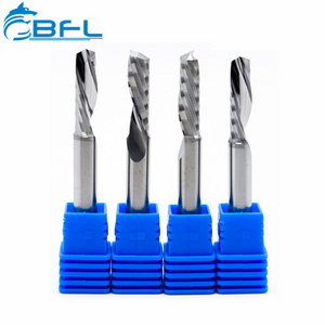 BFL CNC Tools Cutting Down Cut Carbide End Mill Single Flute Aluminium Router Bits One Flute Carbide Alloy Sprial Bit