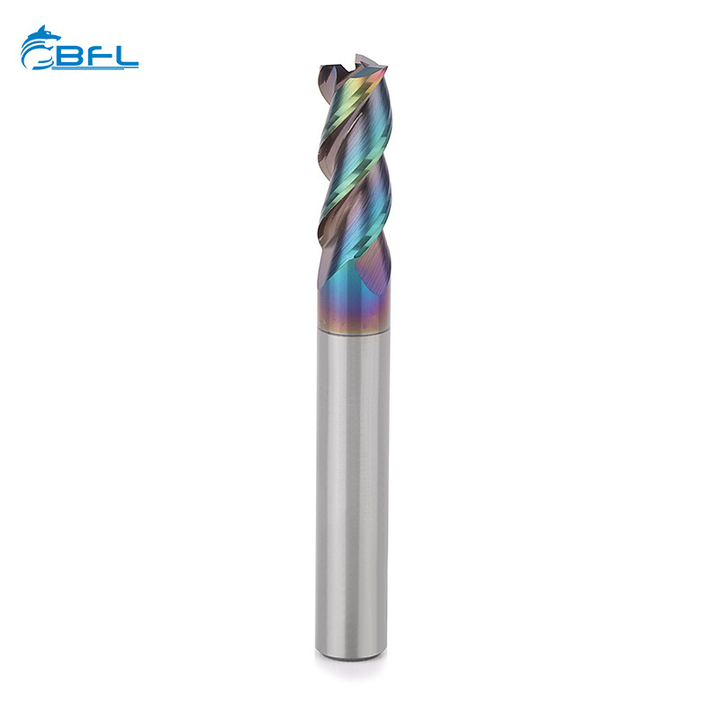 BFL Carbide Tools 3 Flutes DLC Coating End Mills For Aluminum