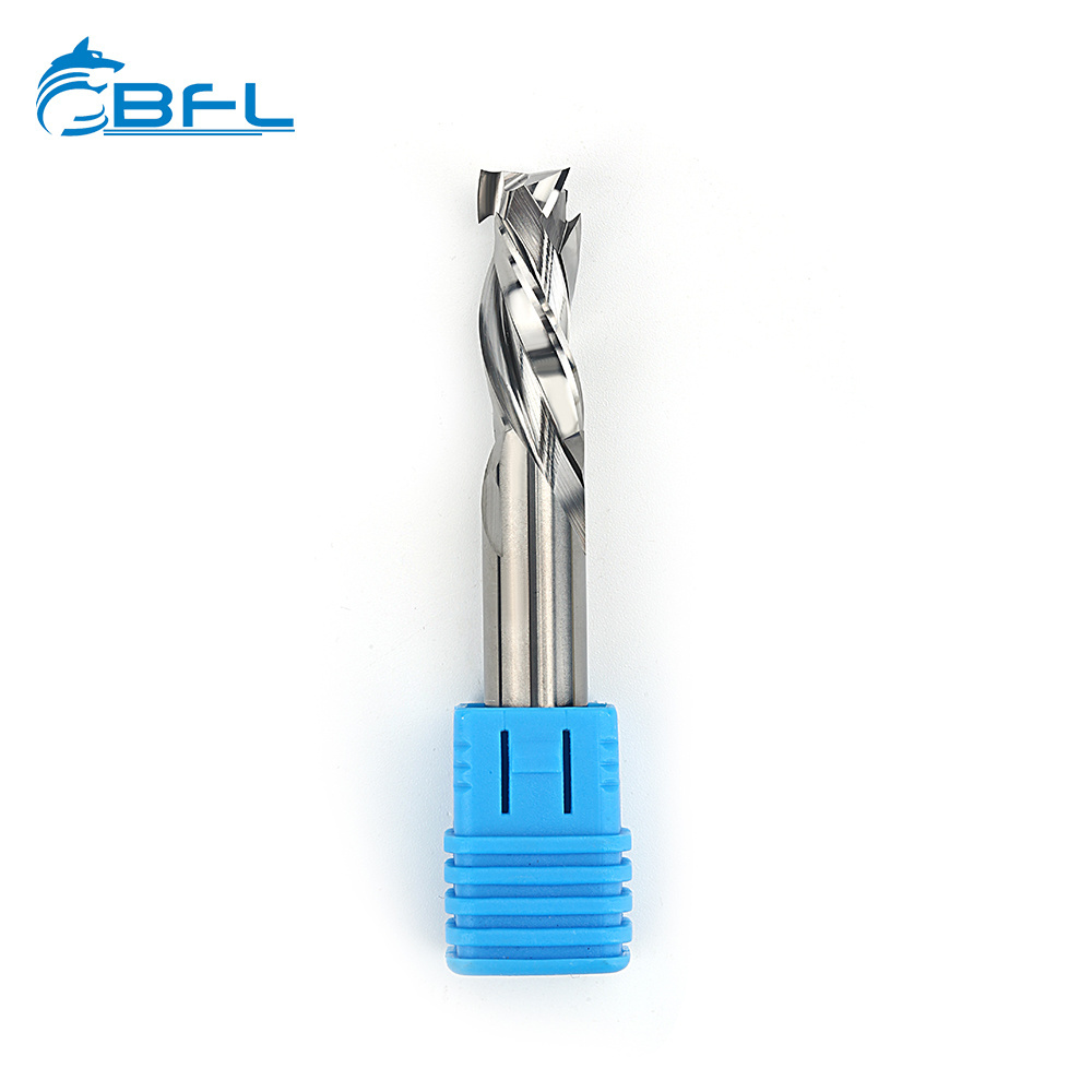 BFL Solid Carbide Compression End Mill CNC Router Tool Bit Up and Down Sprial Milling Cutter for wood