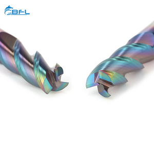 BFL Carbide Tools 3 Flutes DLC Coating End Mills For Aluminum