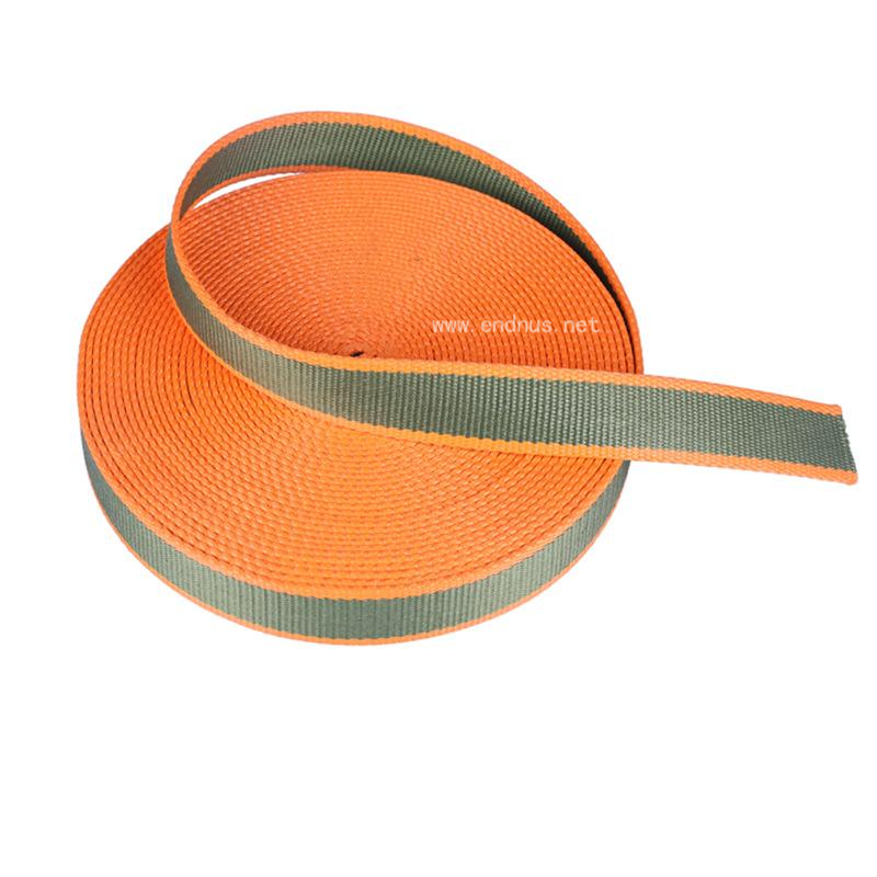 High strength high modulus UHMWPE fiber yarn webbing ribbon strap for film and television shooting