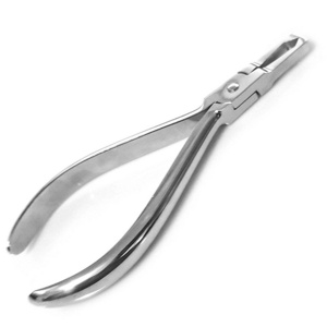 Orthodontic dental surgical instruments crimpable hook plier