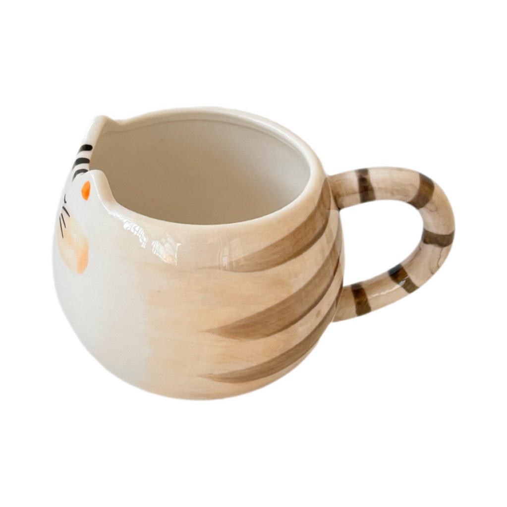 2024 trend  hot sale product Lovely Cat 3D mugs wholesale Handpainting Dolomite Tea cute Mug ceramic Animal 3D Coffee Mug