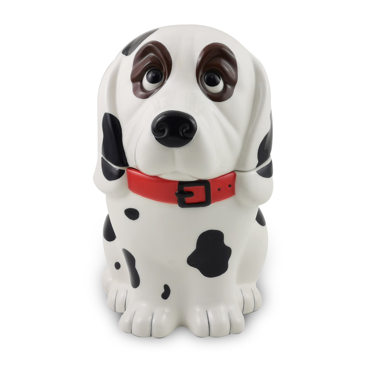 Cookie Jar in Dog Shape Ceramic Dog Design Storage Jar Handpainting Dolomite 3D Canister