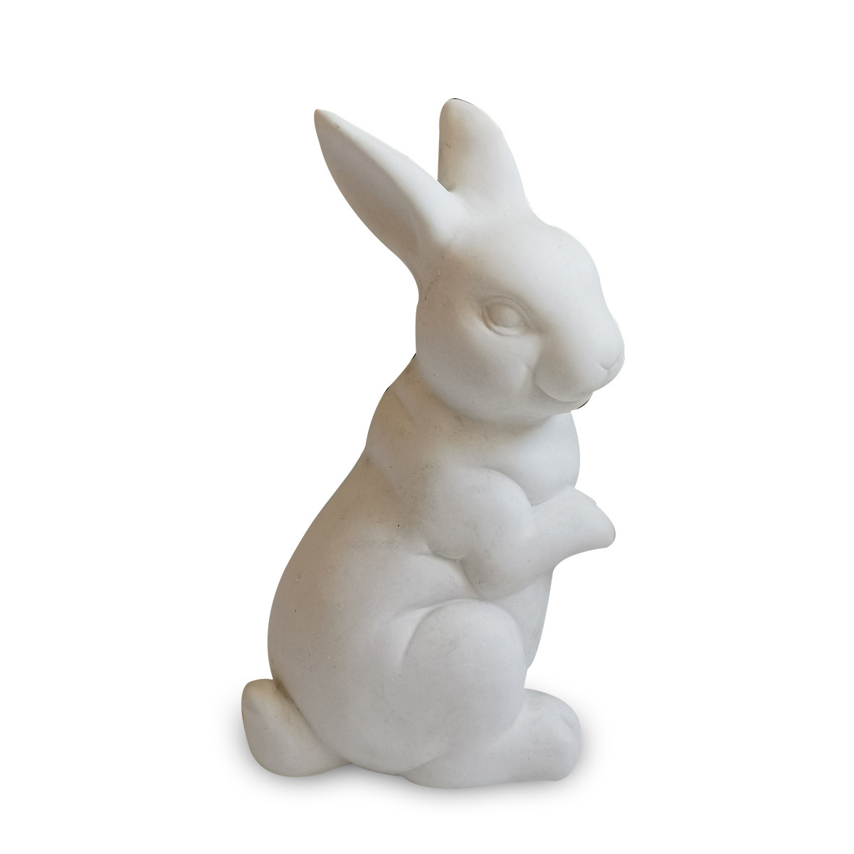 Rabbit Figurine Ceramic Easter home decoration White porcelain Easter bunny decoration