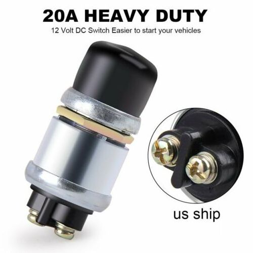 Engine Start Push Button Momentary Start Switch 12V / 24V Weatherproof Push Button Start Switch for Car Truck Boat