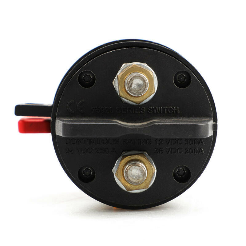 Truck battery switch 75920 Black/Red 300 Amp Master Disconnect Switch