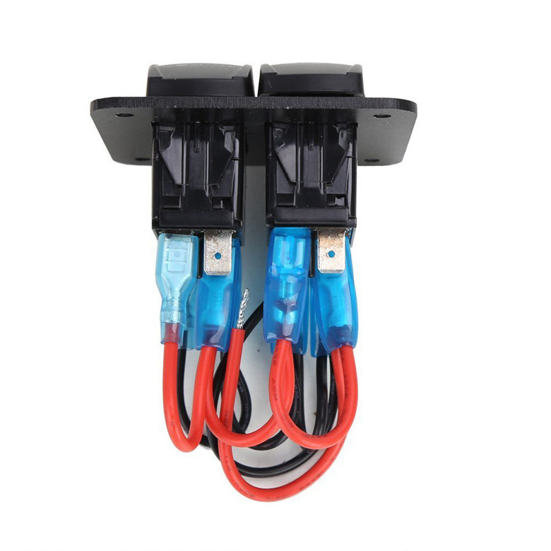 2 Way 12 volt switches marine ABS waterproof marine switch Ce marine toggle switch panel