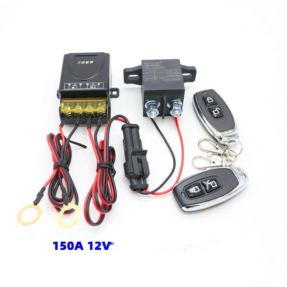 150A Universal Car Remote Relay battery disconnect switch with high quality