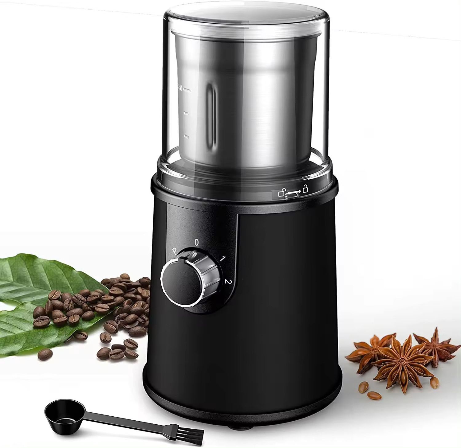 Wholesale Hot Sale Electric Coffee Bean Grinder Kitchen Appliances Portable Small Electric Coffee Grinder