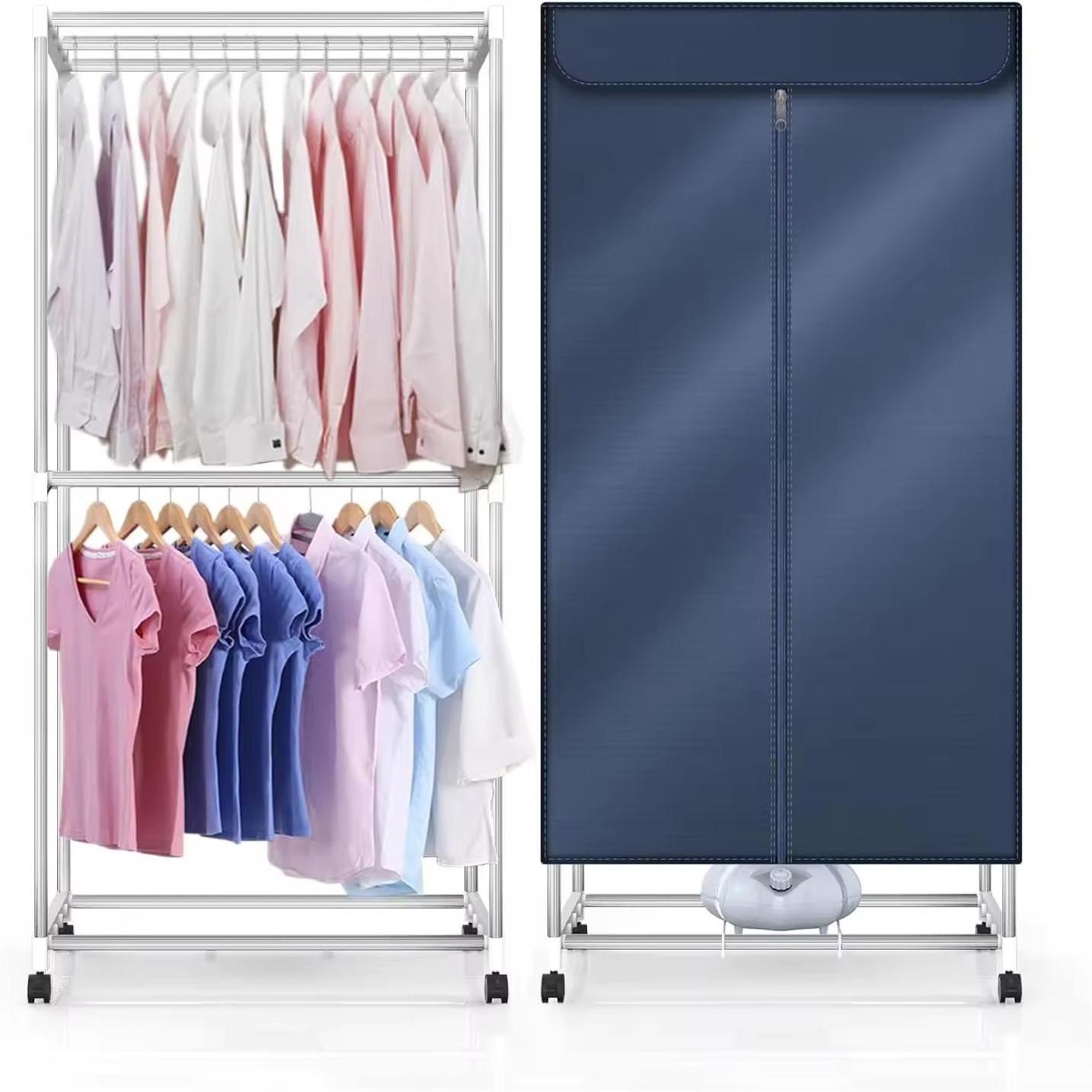 Portable Electric heat pump clothes dryers baby dryer heater clothes stand rack electric comp indoor dryer clothes