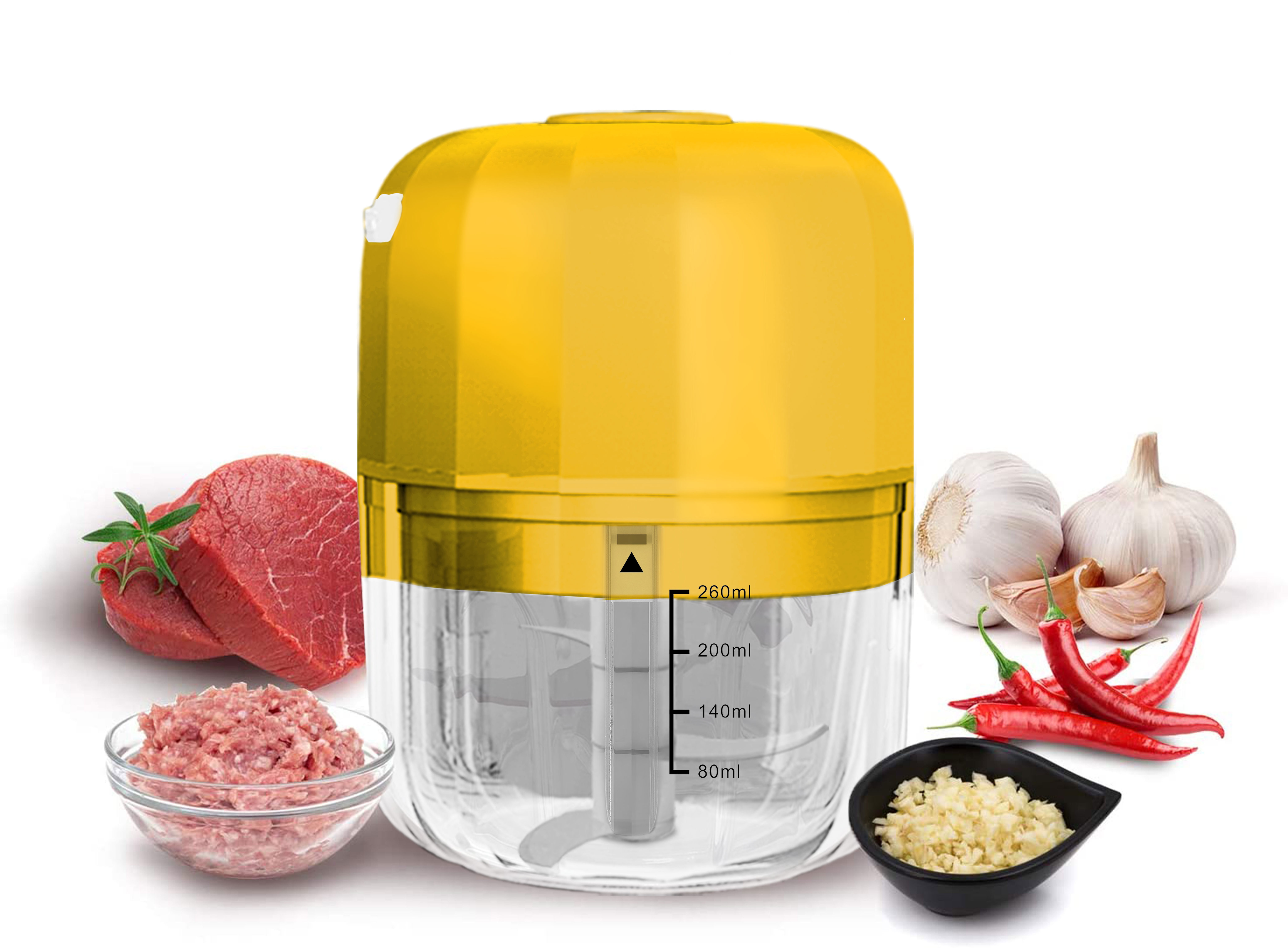 New 2022 Technology Electric Gadgets Grinder Vegetable Cutter Food Chopper Mincer Crusher Garlic Press