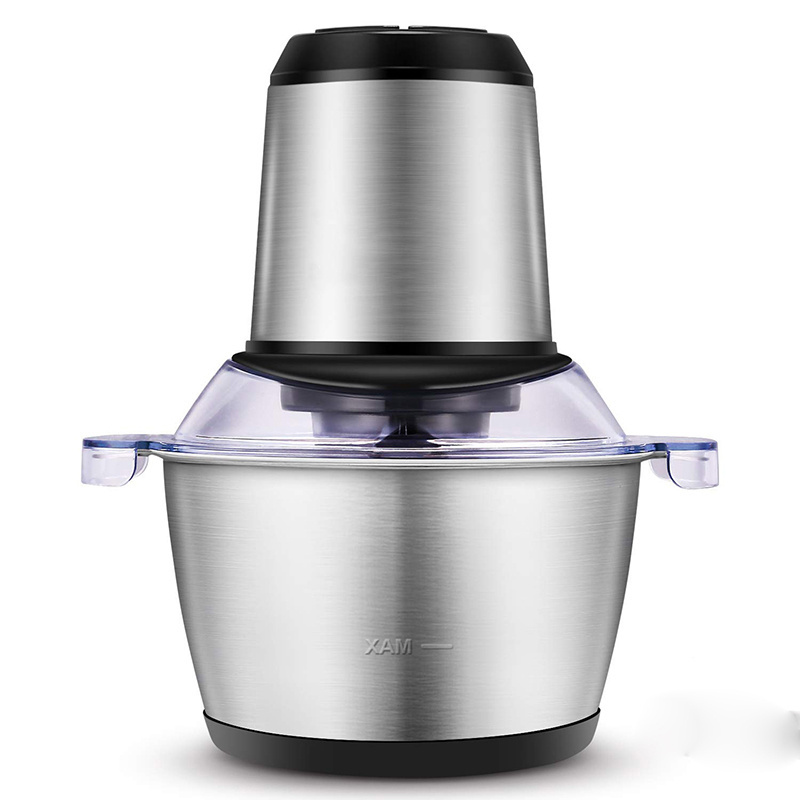 Home Appliance Electric 350W Food Fruit Meat Spice Multi Functional Chopper Grinder 2L Stainless Steel Bowl