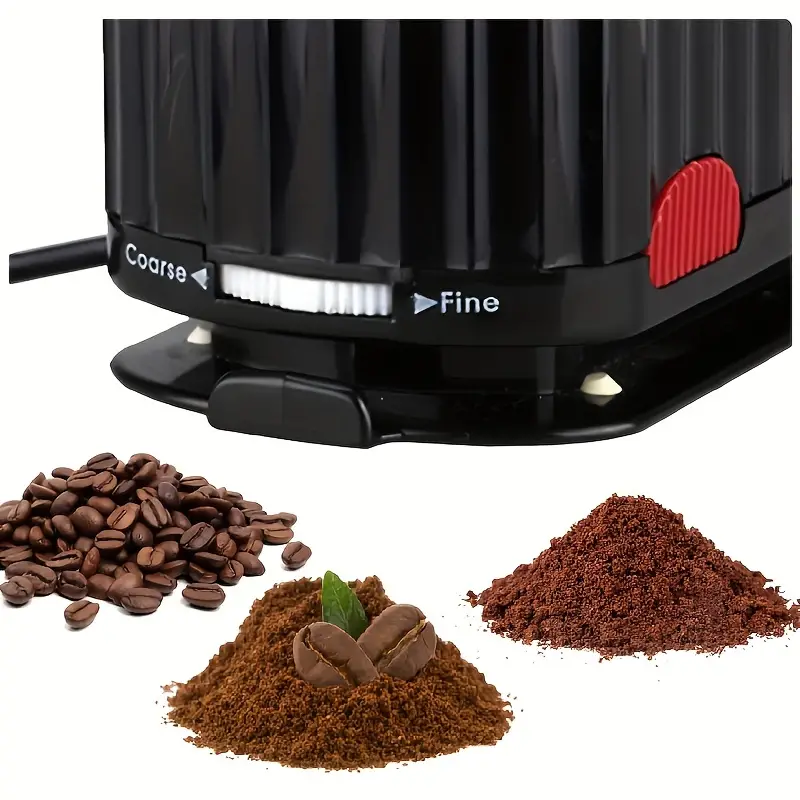 Small Electric Coffee Bean Burr Grinder, Coffee Bean Burr Mill Grinder, Flat Burr Coffee Grinder Espresso