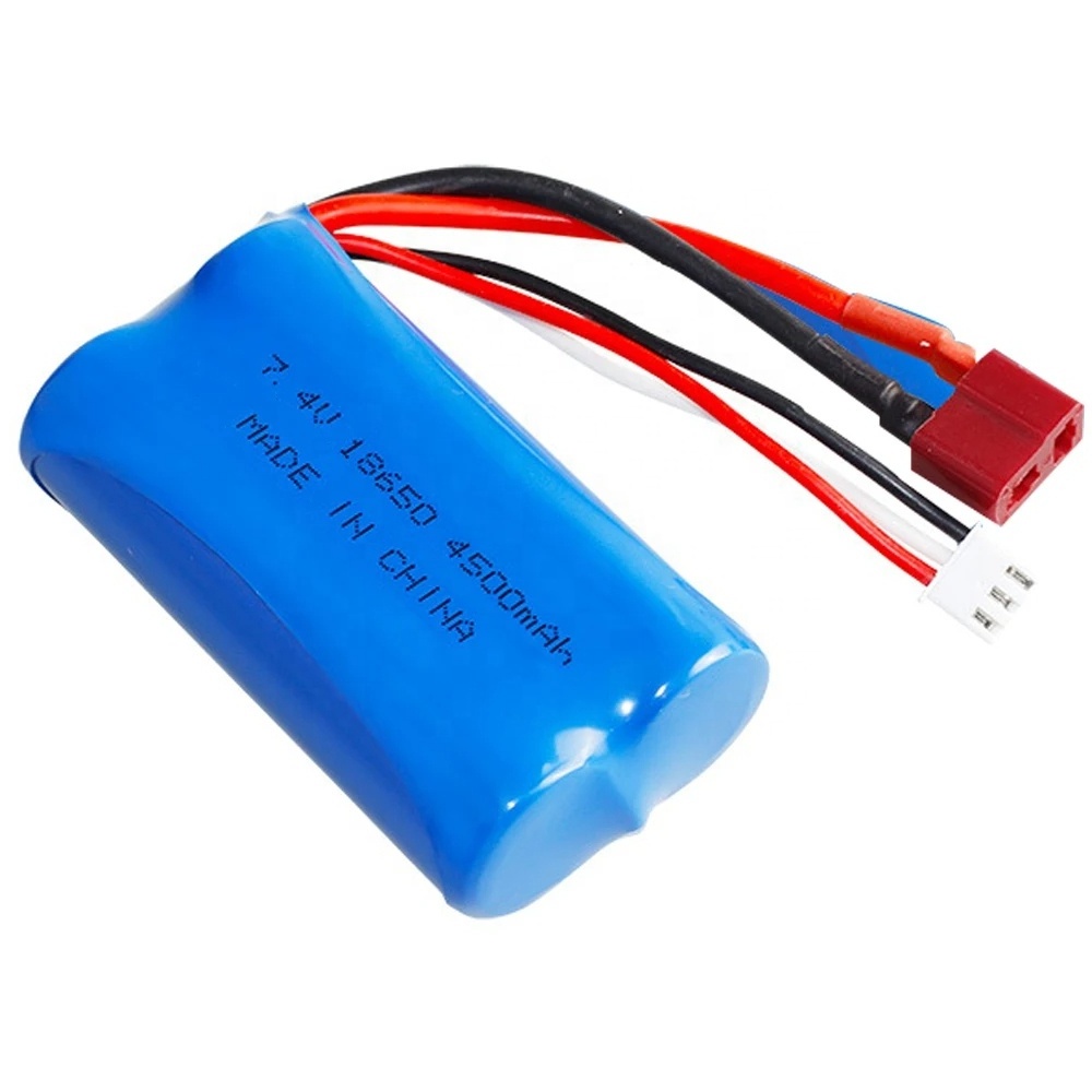 Factory Customized Lithium-ion Battery 7.4v 4500mAh 2S1P Rechargeable Lithium Battery Pack 3.7v 18650 Battery