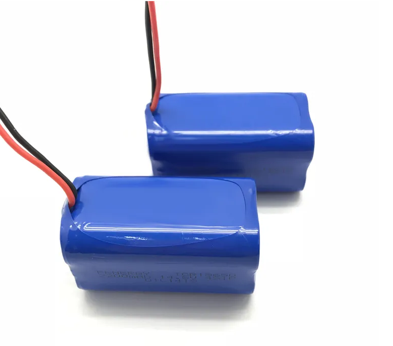 Rechargeable 7.4V volt li-ion batterie li ion battery pack 7.4 V 3000mAh 18650 2S1P lithium battery