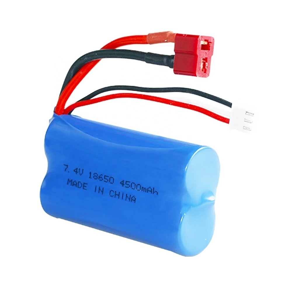 Factory Customized Lithium-ion Battery 7.4v 4500mAh 2S1P Rechargeable Lithium Battery Pack 3.7v 18650 Battery