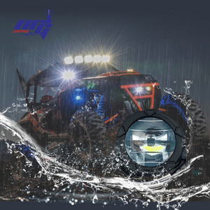 Newest 30w 12v Round Laser Amber White Led Driving Fog Light Spotlight Road Offroad Off Road Use Car ATV UTV Led Spot Light