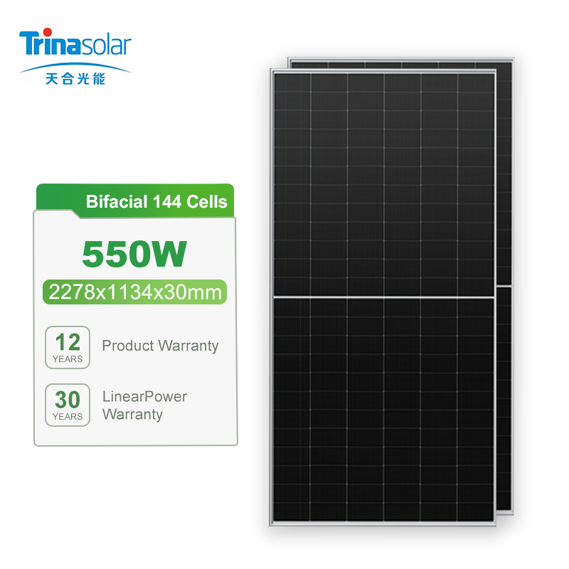 Trina Solar Panel Vertex S mono PV panels 530w 540W 550w 555W 500 watt Solar energy Panel for solar farm