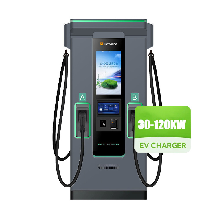 Dawnice Commercial ul level 2 smart 40a 22kw 50kw 40kw 60kw type 2 uk plug dc fast cable car ev charger station for car