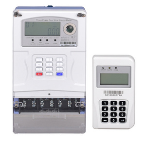 ZTE-310-S BS split type STS three phase four wire smart keypad prepaid meter digital electricity electronic energy meter