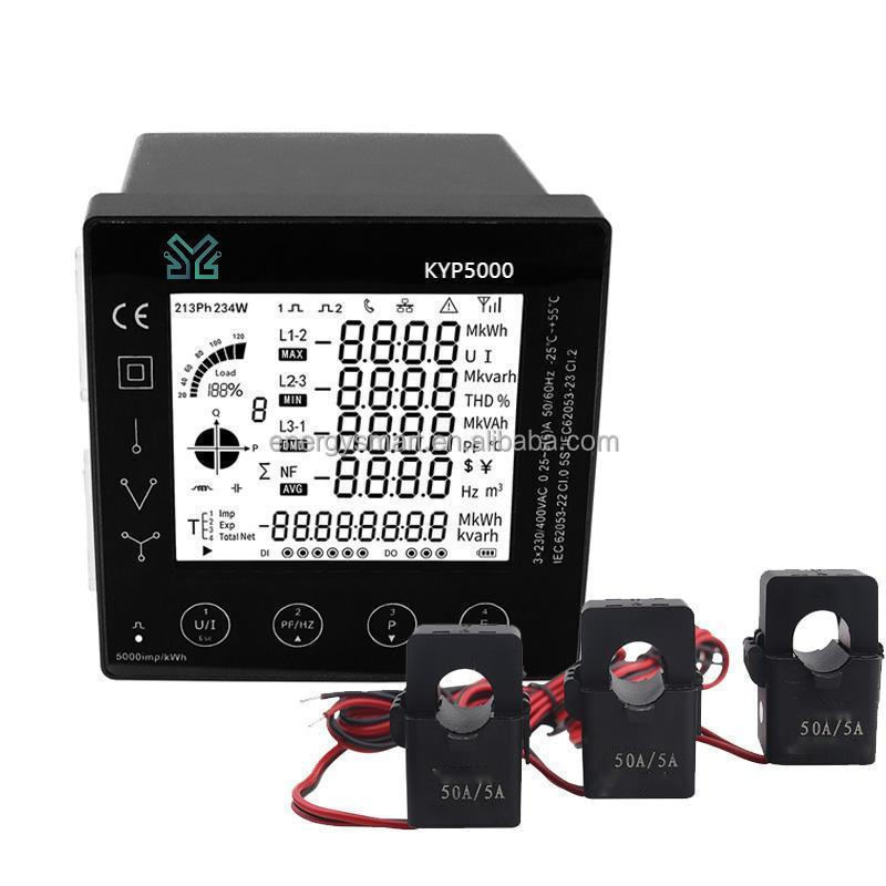 Modbus RS585 panel power meter digital meter LCD meter power analyser