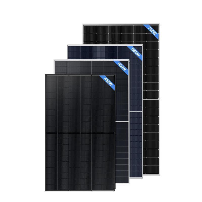 EU Stock Special Price HJT Black Mono Pv Solar Panel 450W 550w 680w 1000W Manufacturers In China