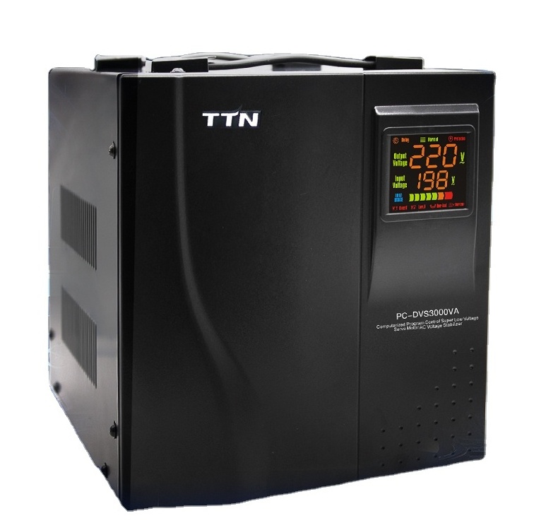 TTN 10kva AVR AC Automatic Voltage Regulator Single Phase 120V 220V 230V relay Control electric Voltage Stabilizer for home