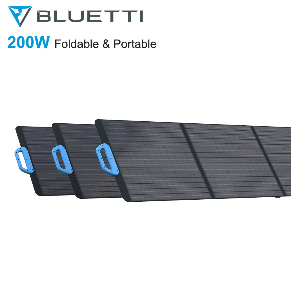 Bluetti Monocrystalline Solar Panel 200w 300w 400w Portable Solar Panel for Solar Power Station