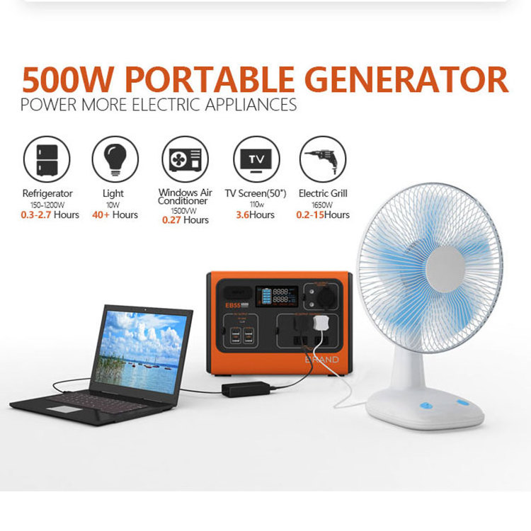 Mobile Solar Trailer Home Generators Power Battery Camera Solar Backup Batteries System