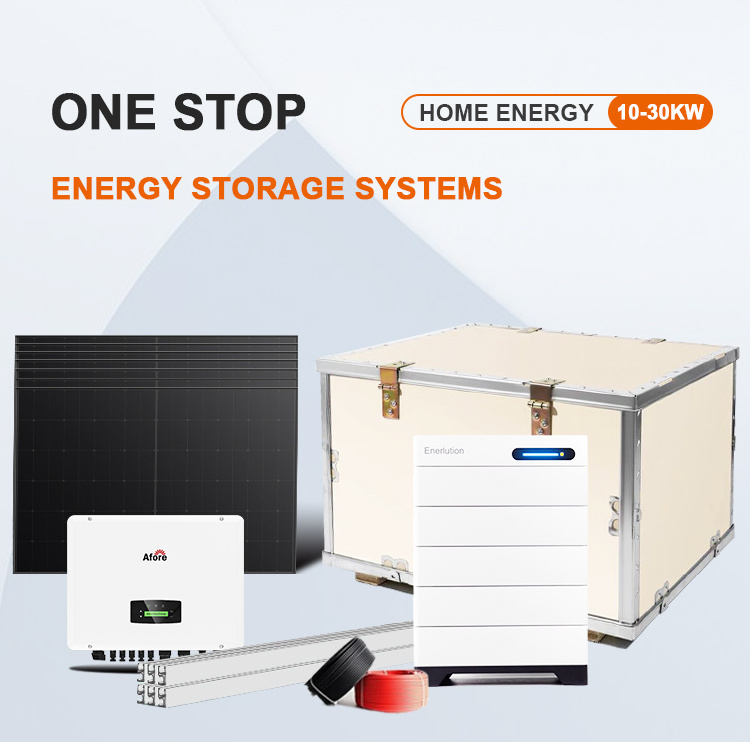 Residential All-In-One Hybrid Solar Panel Power System  3KW to 10KW Photovoltaic Solar System with Batteries Kits