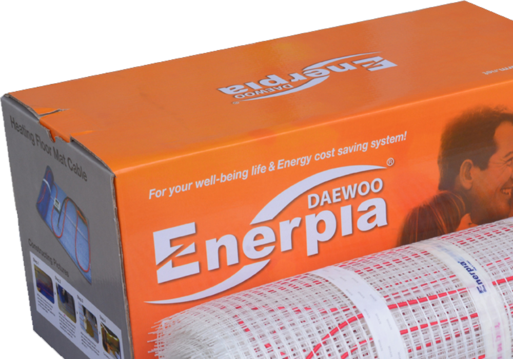 Electric Floor Heating ENERPIA DIY Mat Cable Electromagnetic Wave Blocking Installed on the Road Excellent Heat Resistance