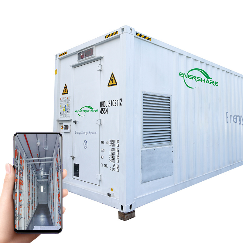 Hot Sale 1000 1500 2000 2500 Kwh 20FT 40FT Container battery 1 megawatt  Solar Energy Storage System