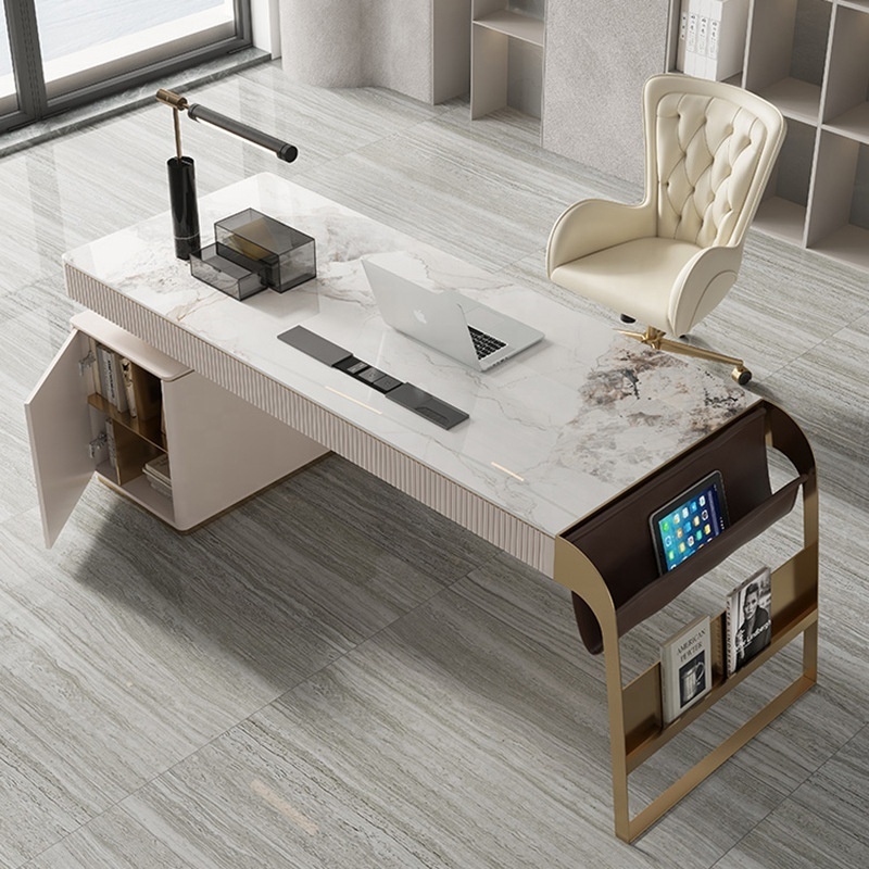 Modern Creative Design Office Computer Table Home Office Desk Luxury slate Executive Manage Table furniture