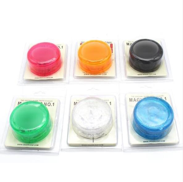 Tobacco herb small acrylic plastic grinders customized mini grinder