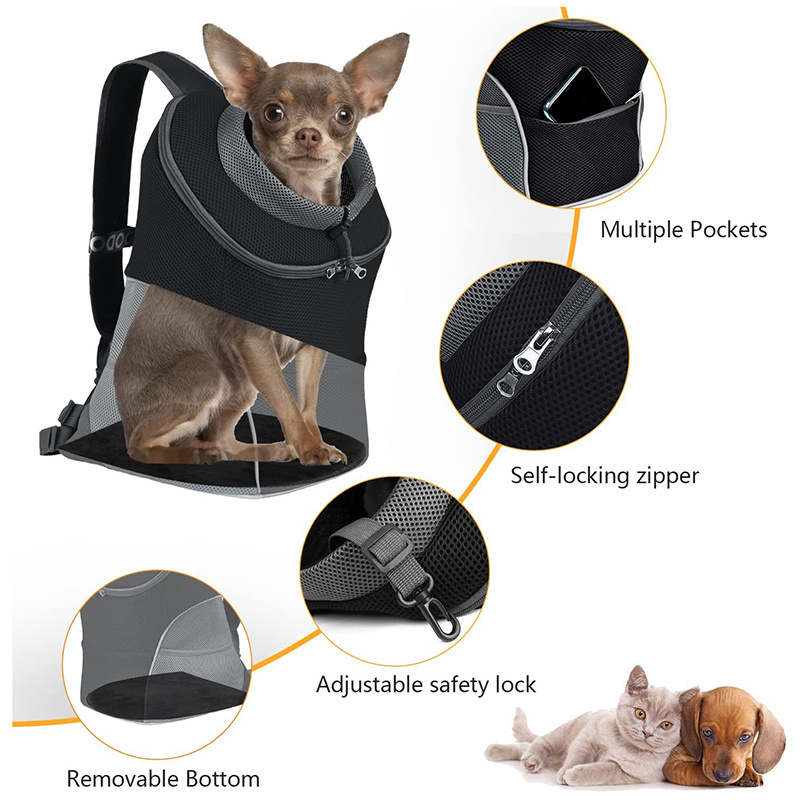 Warm Doggie Custom Small Dogs Cats Rabbits Pet Carrier Backpack Pet Bag Fashion Waterproof Backpack Winter Travel, Outdoor