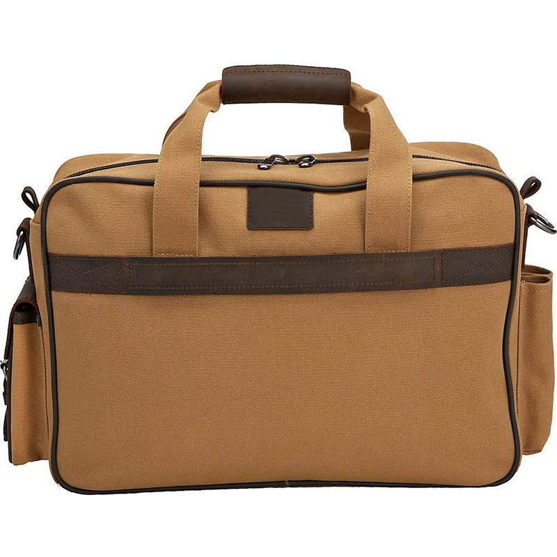 Carry On Lightweight Durable Canvas Retro Portable Flight Briefcase Aviation Pilot Bag for Men Flying