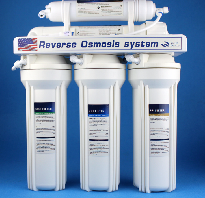 50G Reverse osmosis purifier quick connect KDF mineral Alkaline water filter RO system for home use