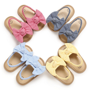 Summer 0-1 Year Old Baby Walking Shoes Cute Bow Princess Shoes Breathable Baby Shoes