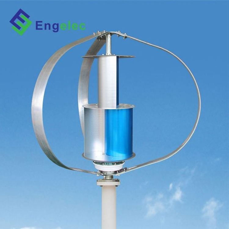 ENGELEC wind turbine vertical axis wind turbine 500w 1.5m/s low start speed 24V darrieus wind turbine