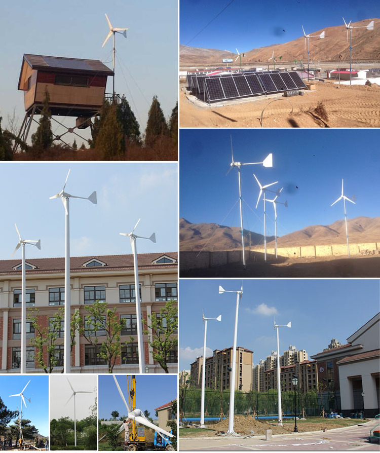 High Power Output 3KW-20KW Ah 5Kw Wind Turbine On Grid Off Grid 10000 Watt Wind Turbine Generator