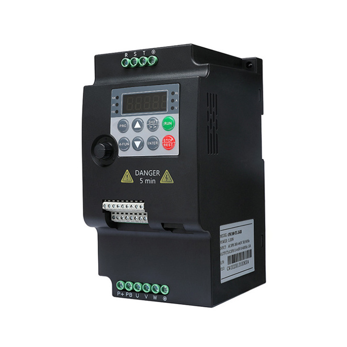 Vector frequency converter VFD mini frequency inverter motor speed regulation 220V 380V 750W-5.5KW motor speed controller