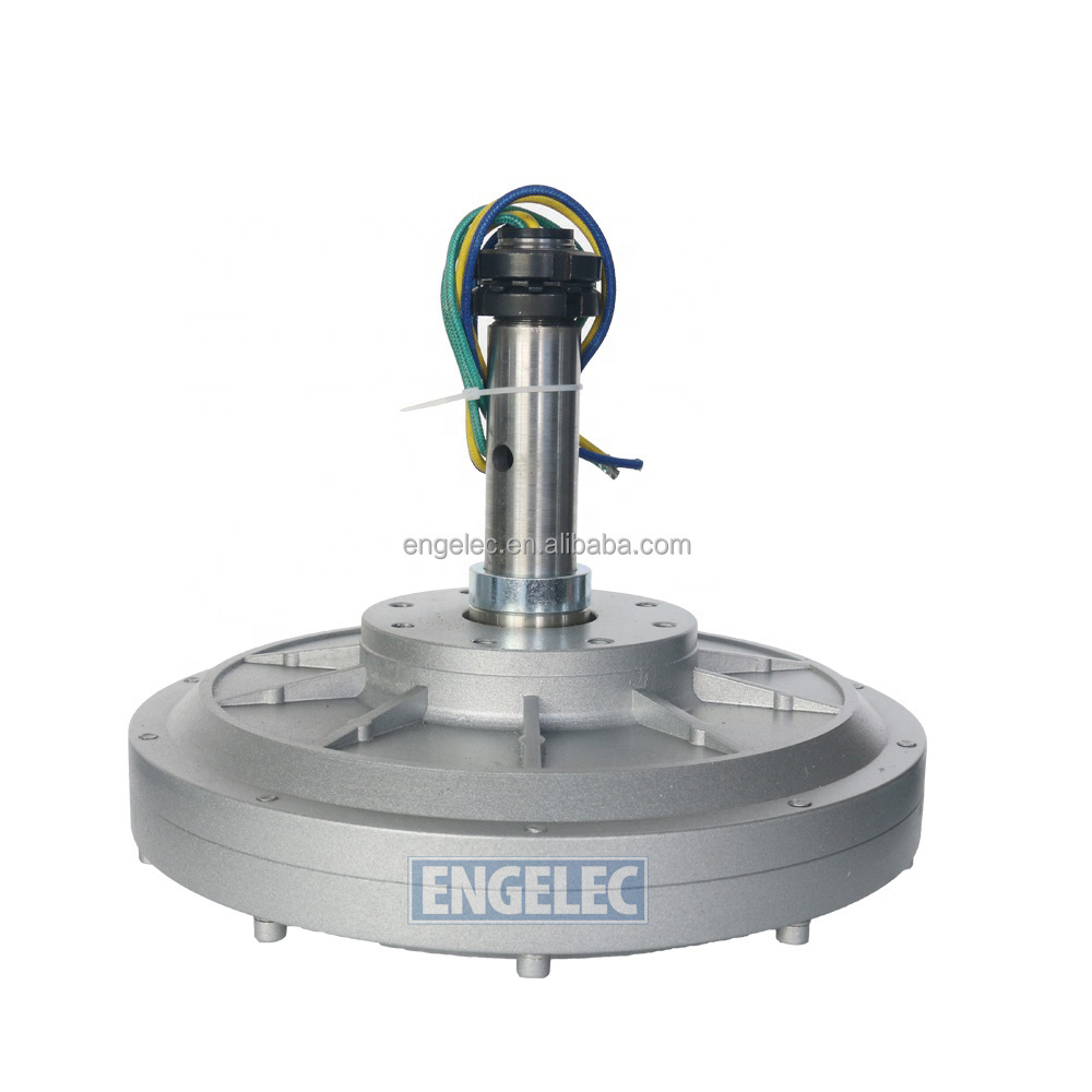 ENGELEC maglev generator 500w 350rpm low start torque for wind turbine high efficiency PMG Disc magnetic levitation generator