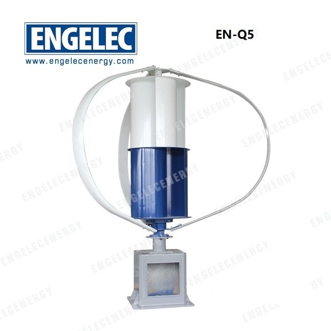 ENGELEC wind turbine vertical axis wind turbine 500w 1.5m/s low start speed 24V darrieus wind turbine