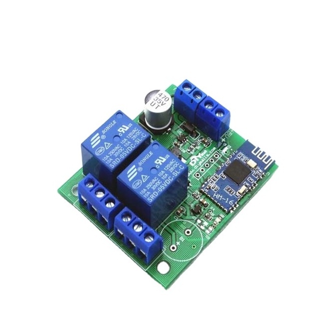 Bluetooth 2 Channel relay control ( Fan and Light ) board (with Android&iOS App)