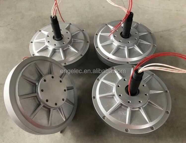 ENGELEC maglev generator 500w 350rpm low start torque for wind turbine high efficiency PMG Disc magnetic levitation generator