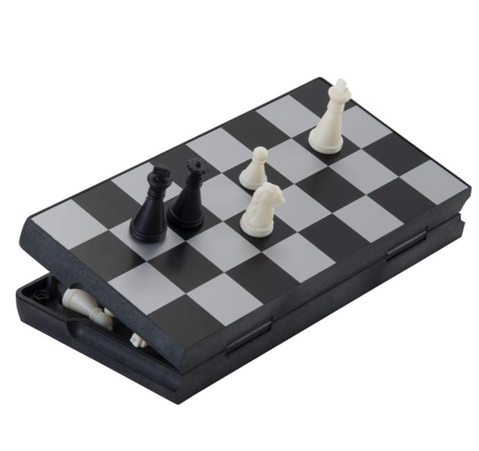 Magnetic Travel Chess Foldable Playing Field Storage Compartment Inside Longfield Chess Games EU Wholesaler Kids Toys