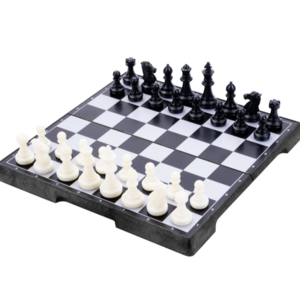 Magnetic Travel Chess Foldable Playing Field Storage Compartment Inside Longfield Chess Games EU Wholesaler Kids Toys