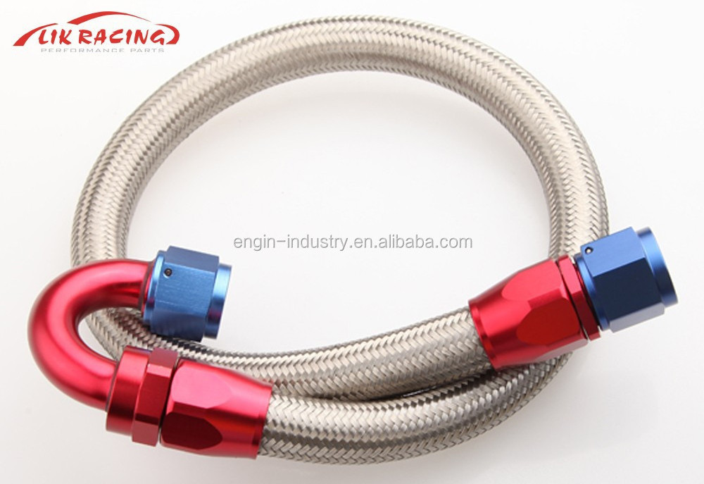 20 AN Braided Stainless Steel Fuel Line Hose 1500 PSI